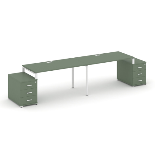 Бенч-система на 2 места с 2 опорными тумбами Concept CN.ORS-319