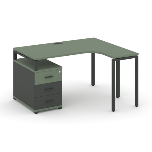 Стол эргономичный с опорной тумбой Concept CN.SA-303(R) Стол эргономичный с опорной тумбой Concept CN.SA-303(R)