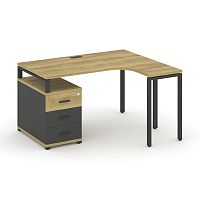 Стол эргономичный с опорной тумбой Concept CN.SA-301(R)