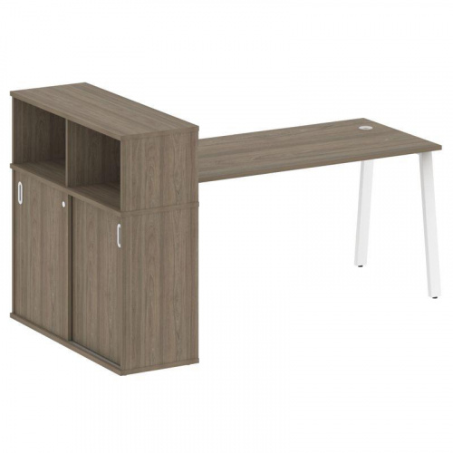 Стол письменный с шкафом-купе на А-обр. м/к Metal System БА.РС-СШК-3.4 фото 8