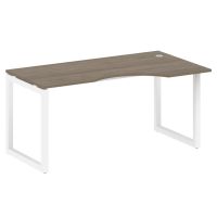 Стол криволинейный правый на О-обр. м/к Metal System Quattro 50БО.СА-1 (R)